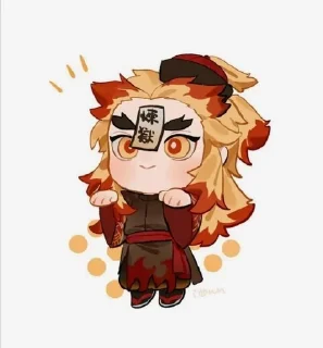🌟 emoji Ренгоку💓 Telegram sticker 7 of 45