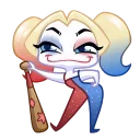 😏 emoji Harley Quinn Telegram sticker 11 of 25
