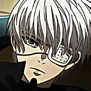 😄 emoji Kaneki Telegram sticker 12 of 22