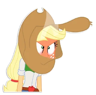 😡 emoji Applejack [EG] | By @Egor418 Telegram sticker 8 of 47