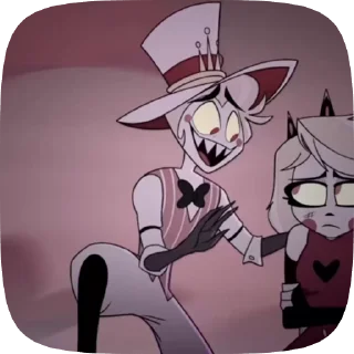 🌟 emoji БОЛЬШЕ ⇨ @CLOOBHUB ЛЮЦИФЕР ОТЕЛЬ ХАЗБИН LUCIFER ТГ Telegram sticker 22 of 35