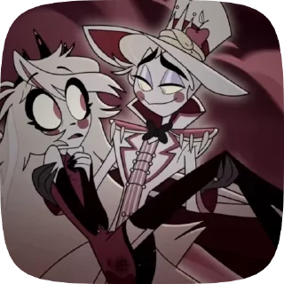 🌟 emoji БОЛЬШЕ ⇨ @CLOOBHUB ЛЮЦИФЕР ОТЕЛЬ ХАЗБИН LUCIFER ТГ Telegram sticker 9 of 35