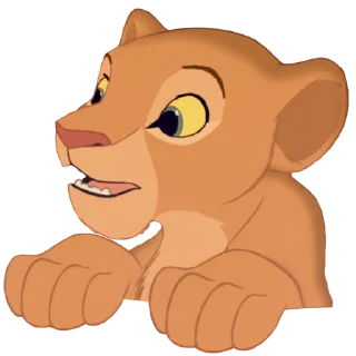 😯 emoji The Lion King 📽 by @CrazySnep Telegram sticker 6 of 21