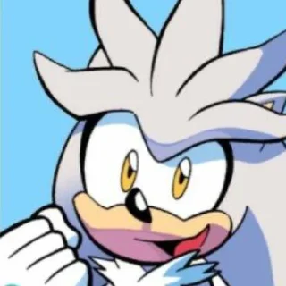 😁 emoji Silver the hedgehog by @sonic_the_hednehog Telegram sticker 15 of 77