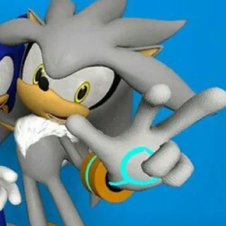 ✌️ emoji Silver the hedgehog by @sonic_the_hednehog Telegram sticker 23 of 77