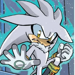 😠 emoji Silver the hedgehog by @sonic_the_hednehog Telegram sticker 6 of 77
