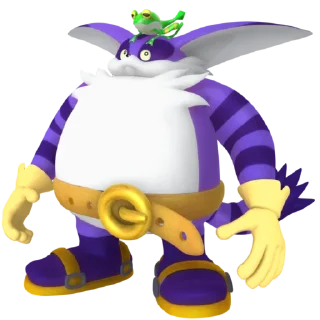 😁 emoji Big the cat by @sonic_the_hednehog Telegram sticker 7 of 40