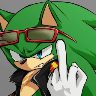 🖕 emoji Scrounge the hedgehog by (@sonic_the_hednehog) Telegram sticker 13 of 55