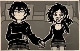 🤝 emoji Ashley and Andy for us Telegram sticker 17 of 119