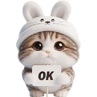 👌 emoji Мяу-кролик @Nyasticks Telegram sticker 6 of 42