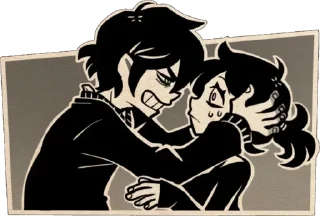 😡 emoji Ashley and Andy for us Telegram sticker 19 of 119