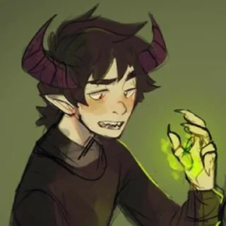 🔥 emoji сын сатаны. Telegram sticker 10 of 65