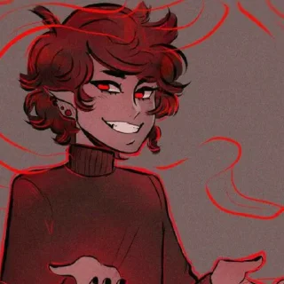 🔥 emoji сын сатаны. Telegram sticker 9 of 65