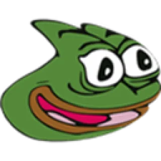 😃 emoji Vtubers and Pepeg and Blackbeard Telegram sticker 10 of 78