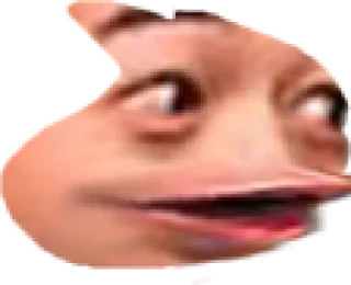 😲 emoji Vtubers and Pepeg and Blackbeard Telegram sticker 15 of 78
