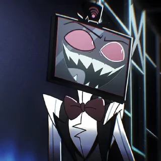 😮‍💨 emoji БОЛЬШЕ ⇨ @CLOOBHUB ВОКС ОТЕЛЬ ХАЗБИН VOX HAZBIN ТГ Telegram sticker 19 of 94