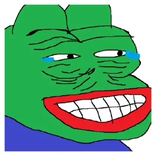 🤣 emoji лягушка Telegram sticker 15 of 89
