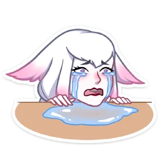 😭 Мари и Хидэ (@TgSticker), sticker Telegram 21 sur 50