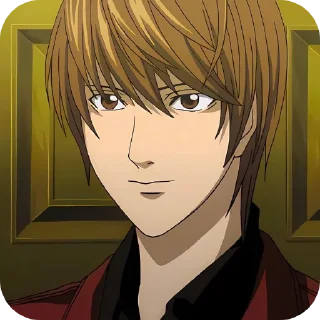 🙂 emoji Light Yagami • @Earth928B Telegram sticker 13 of 70