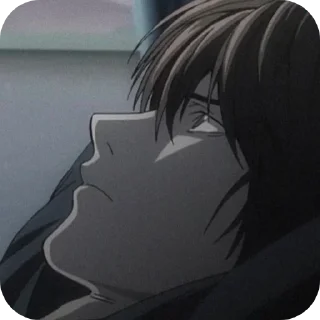 😐 emoji Light Yagami • @Earth928B Telegram sticker 24 of 70
