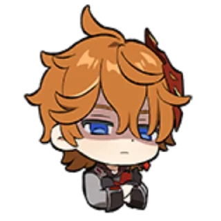 😡 emoji Childe is love, Childe is life Telegram sticker 16 of 40