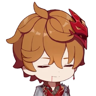 😵 emoji Childe is love, Childe is life Telegram sticker 15 of 40