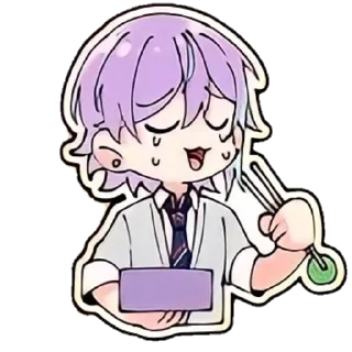 😋 emoji (´∧ω∧｀*) милахи Telegram sticker 23 of 29