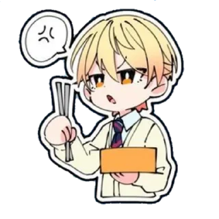 😡 emoji (´∧ω∧｀*) милахи Telegram sticker 10 of 29