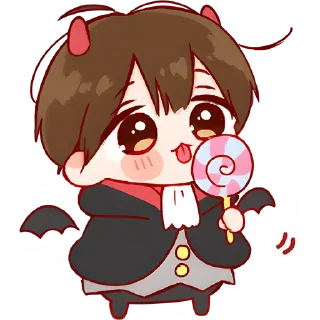 🍭 emoji Ангел/демон кун @Nyasticks Telegram sticker 23 of 34