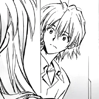 🎹 Kaworu Nagisa ≈ @wujsed, Telegram sticker 13 of 67