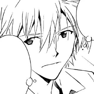 🎹 Kaworu Nagisa ≈ @wujsed, Telegram sticker 21 of 67