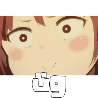 😐 emoji Anime-Pack Telegram sticker 10 of 20