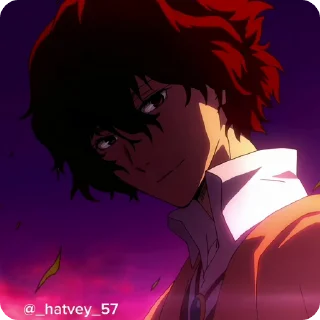 🙂 emoji Dazai1 @Hatvey Telegram sticker 10 of 50