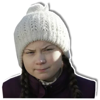 😑 emoji Greta Telegram sticker 17 of 30