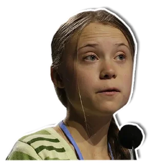 😕 emoji Greta Telegram sticker 3 of 30