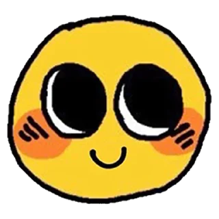 Sticker from cute cursed emoji?