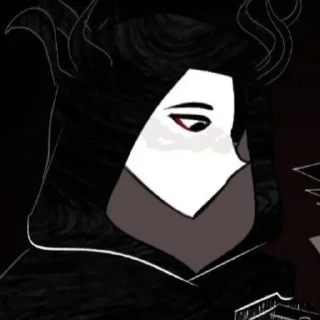 Sticker from la luna falsa (not my arts!!)