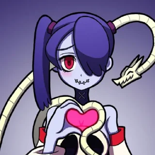 ❤️ emoji Skullgirls Telegram sticker 2 of 109
