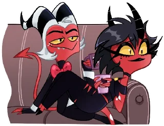 Sticker from Милли и Мокси от @ELFYART