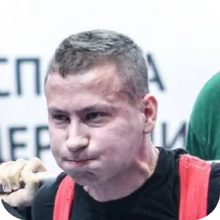 😤 emoji Виталик пауэрлифтинг Telegram sticker 20 of 39