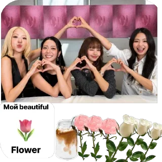 🫥 emoji Blackpink Telegram sticker 5 of 10