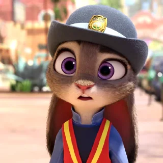 😐 emoji Judy Hopps by @nnnick_v Telegram sticker 13 of 50