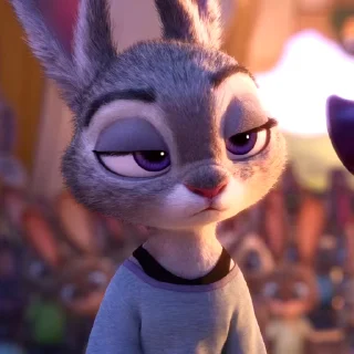 😒 emoji Judy Hopps by @nnnick_v Telegram sticker 3 of 50