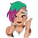 Sticker from Judy Alvarez