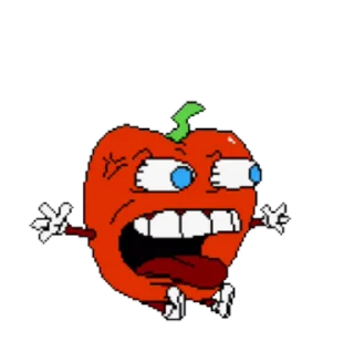 😔 emoji Pepperman by @pizzza_tower Telegram sticker 4 of 16