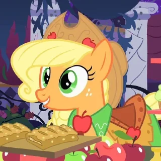 🌟 Applejack • @Earth928B, sticker Telegram 8 sur 55