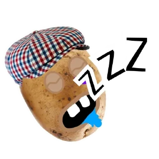 😴 emoji Лёха Картоха and others Telegram sticker 17 of 114