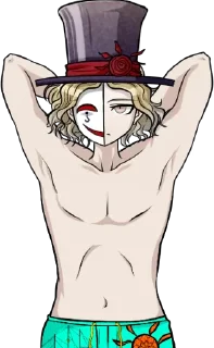 🙃 emoji / Mikado Sannoji 2 by @wanna_s_l_e_e_p / Telegram sticker 24 of 31