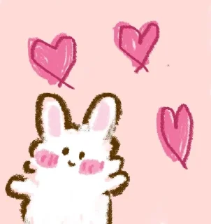 🤍 emoji cute :з Telegram sticker 8 of 65