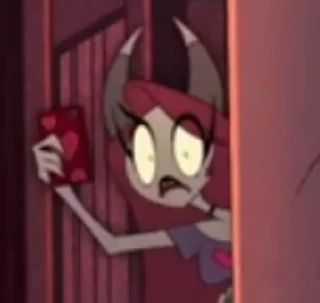 😨 emoji Hazbin Hotel WTF Telegram sticker 13 of 59